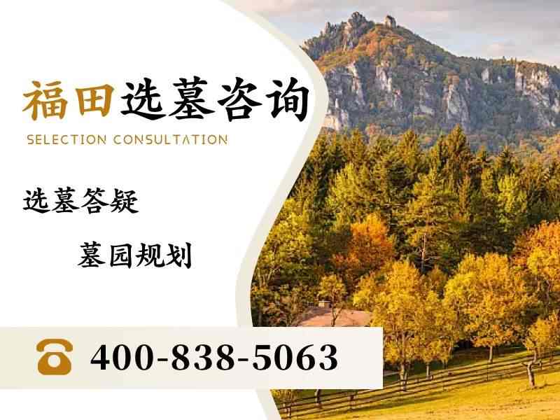 福田公墓秋色，层林尽染，景致更美